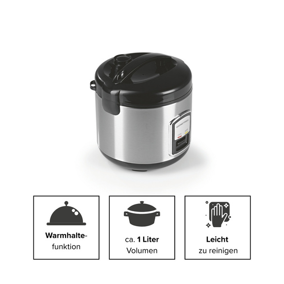Reiskocher mit Dampfgarfunktion GOURMETmaxx
