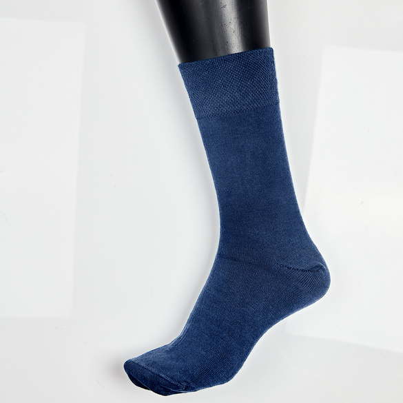 Socken mit Bambusviskose 3er-Set beige-schwarz-blau