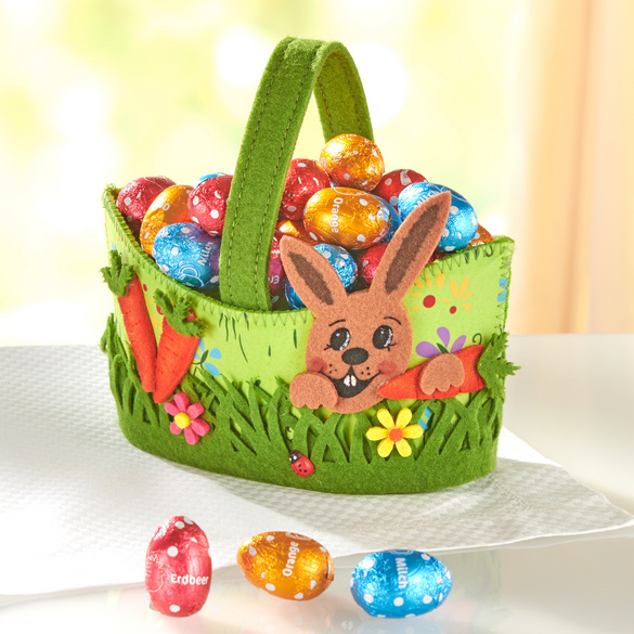 Osterkörbchen mit Füllung