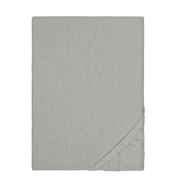 biberna Spannbetttuch Melange gletscher, 90x190 cm - 100x200 cm