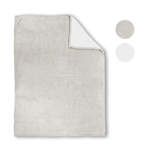 biberna Sherpa Wohndecke offwhite, 150x200 cm