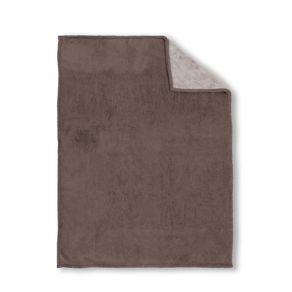 biberna Sherpa Wohndecke topas / mocca, 150x200 cm