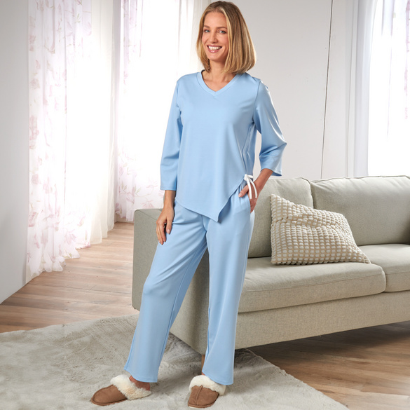 Pyjama "Lady" hellblau