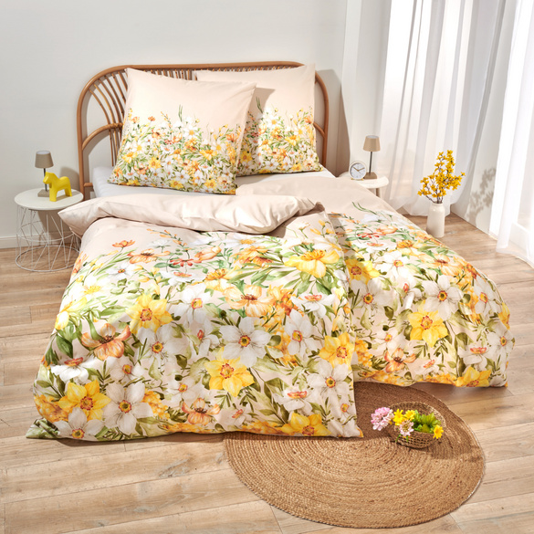 Bettwäsche "Blüten" 2-tlg.