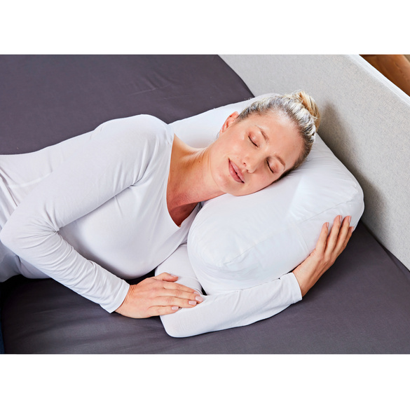 Seitenschläferkissen mit Baumwollbezug