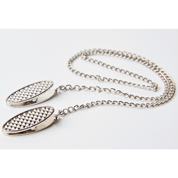 Serviettenkette silberfarben