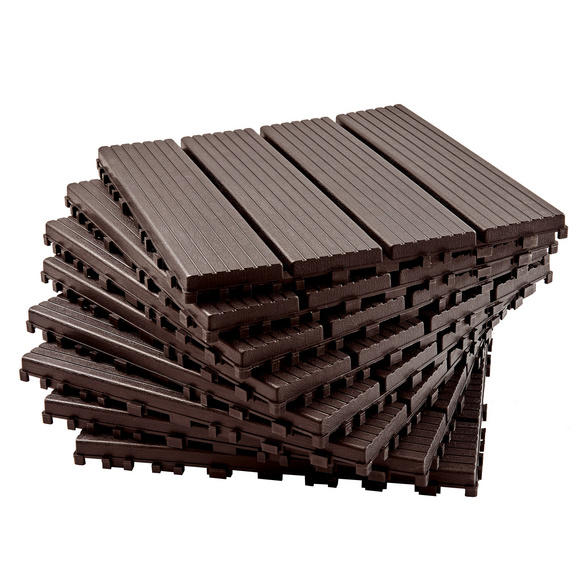 Klick-Gartenfliesen 8er-Set