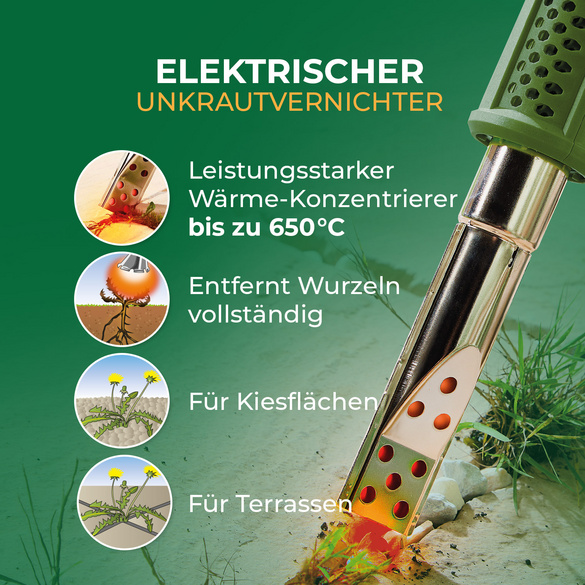 Elektrischer Unkrautvernichter 2000W