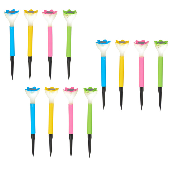 Solar-Stecker "Blumen" 6er-Set