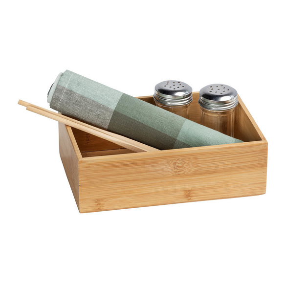 Ablage „Terra“ L, 2er Set, Bambus WENKO