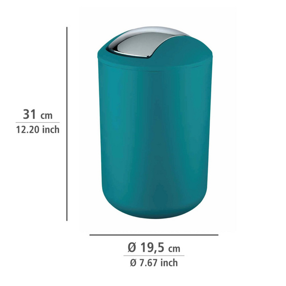 Kosmetikeimer „Brasil“, 6,5 L, petrol WENKO