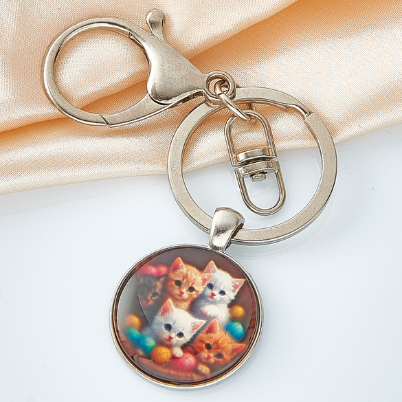 Schlüsselanhänger "Katzenkorb"