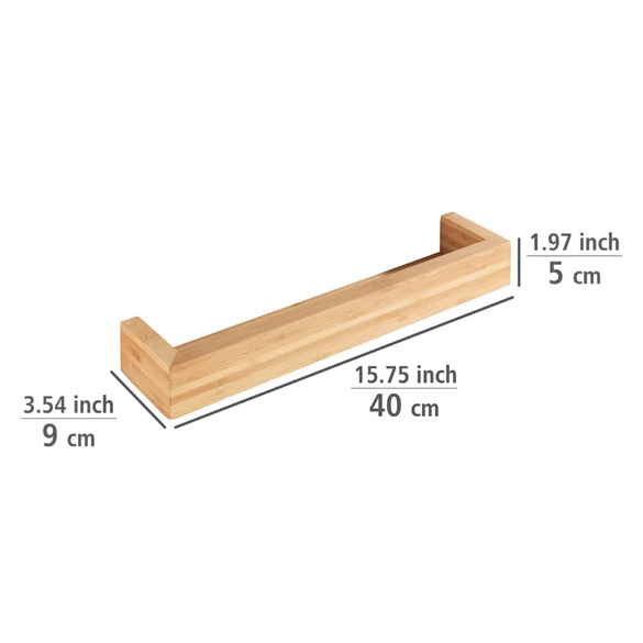 Wandregal Bambusa 40 cm aus Bambus WENKO