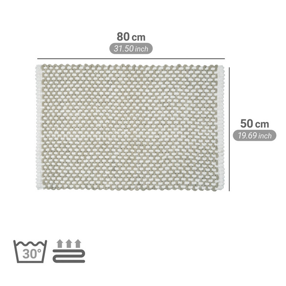 Badteppich Covelo weiß-beige WENKO