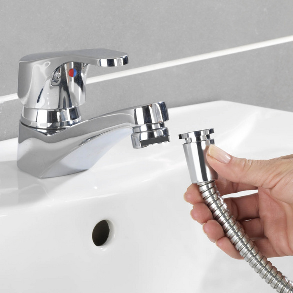 Waschbeckenbrause, mit Easy-Clip Schiebefunktion WENKO