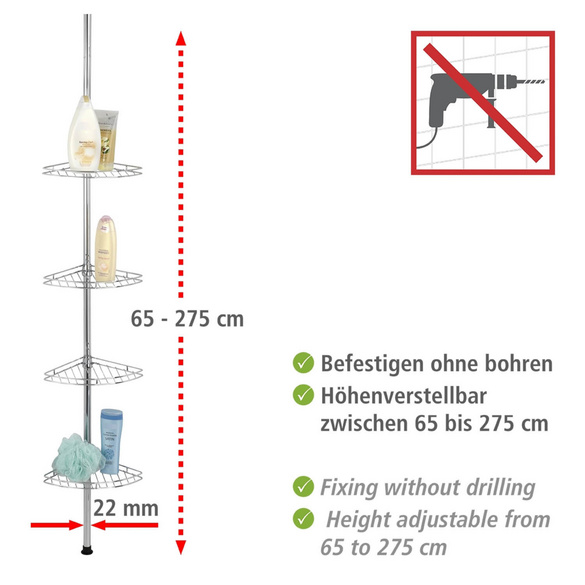 Teleskop-Duschecke „Prea“ WENKO