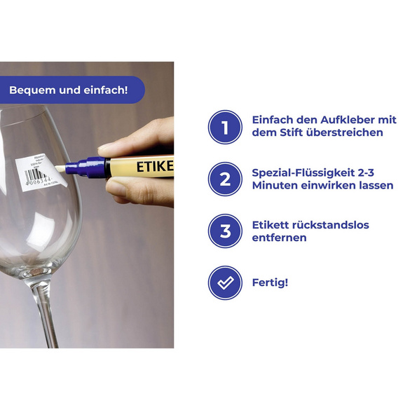 Etiketten-Ex & Haftetiketten 4-teilig MAXIMEX