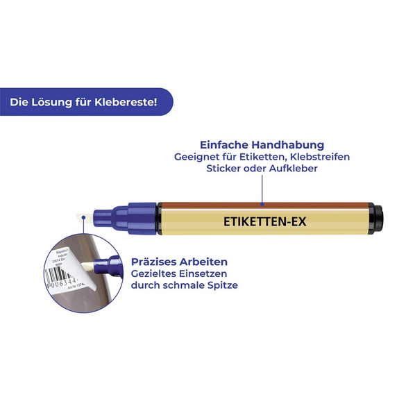 Etiketten-Ex & Haftetiketten 4-teilig MAXIMEX