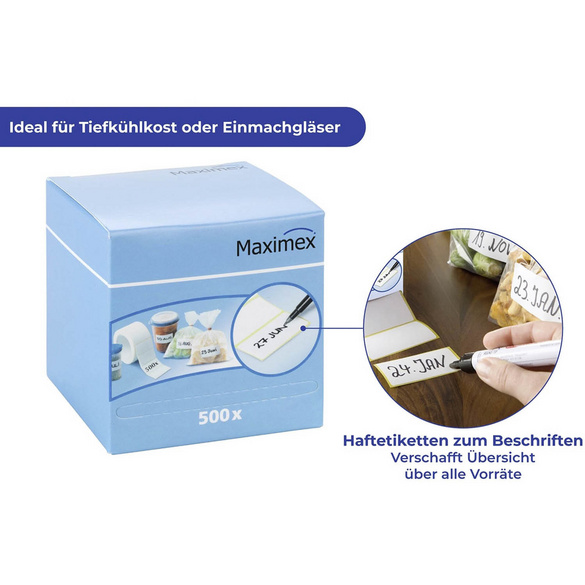 Etiketten-Ex & Haftetiketten 4-teilig MAXIMEX