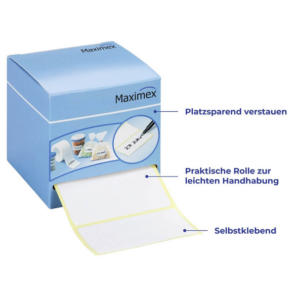 Etiketten-Ex & Haftetiketten 4-teilig MAXIMEX