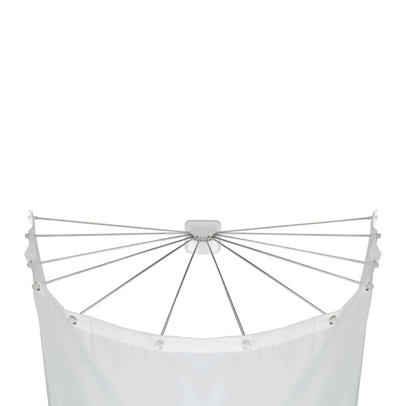 Duschschirm mit 12 Armen für Duschvorhänge WENKO