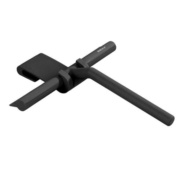 Badezimmerwischer „Mola“ Silikon Schwarz WENKO