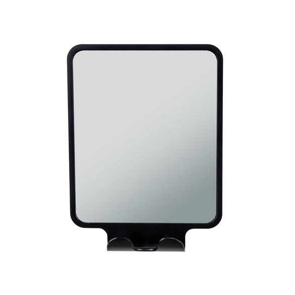 Vacuum-Loc® Antibeschlagspiegel „Quadro“ Schwarz WENKO