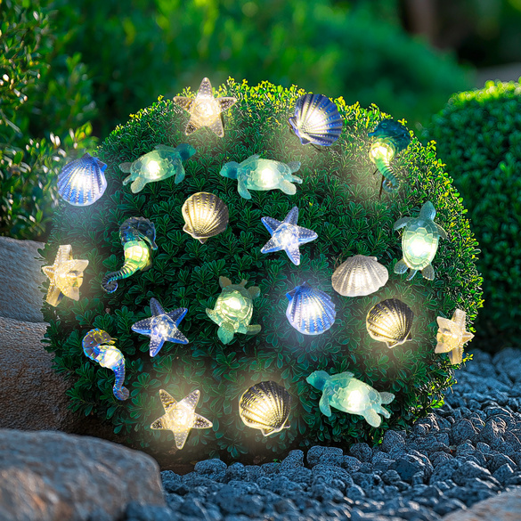 Solar-Lichterkette "Meerestiere"