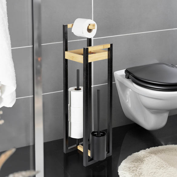 Stand WC-Garnitur 4-in-1  „Braidi“ Bambus WENKO