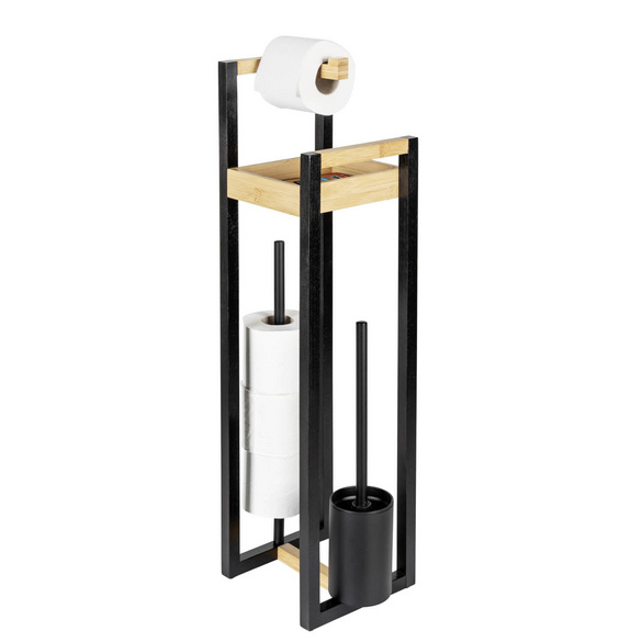 Stand WC-Garnitur 4-in-1  „Braidi“ Bambus WENKO