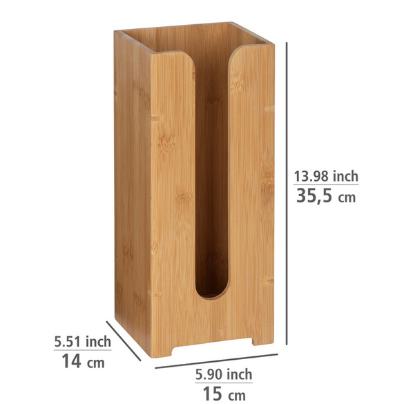 Toilettenpapier-Ersatzrollenhalter Chrom 2er Set WENKO