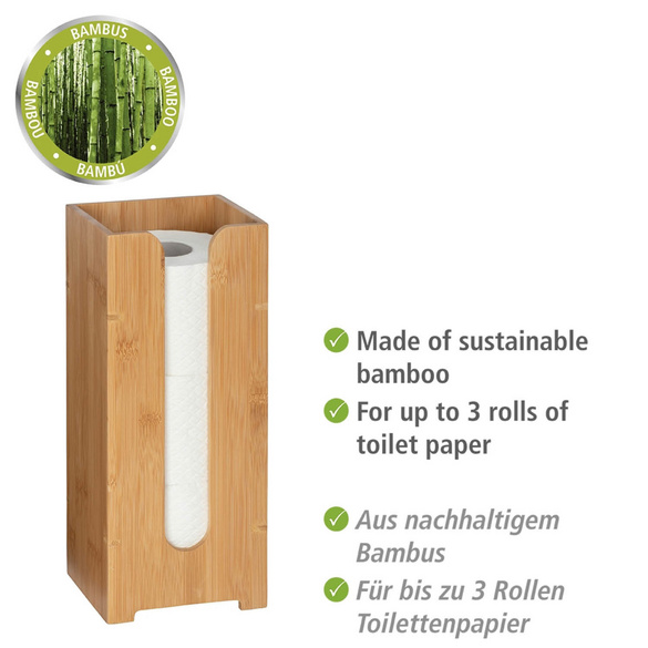 Toilettenpapierhalter „Bambusa“ aus Bambus WENKO