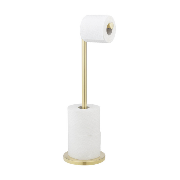 2-in-1 Stand-Toilettenpapierhalter Gold WENKO