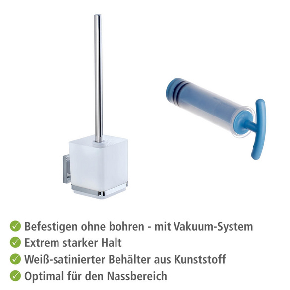 WC-Garnitur „Quadro“ Vacuum-Loc® WENKO