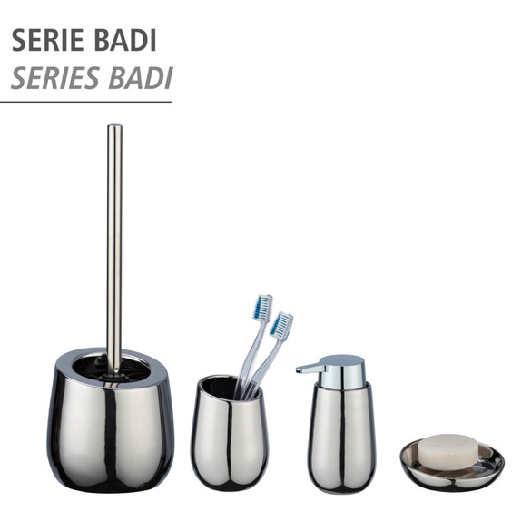 WC-Garnitur „Badi“ Chrom Keramik WENKO
