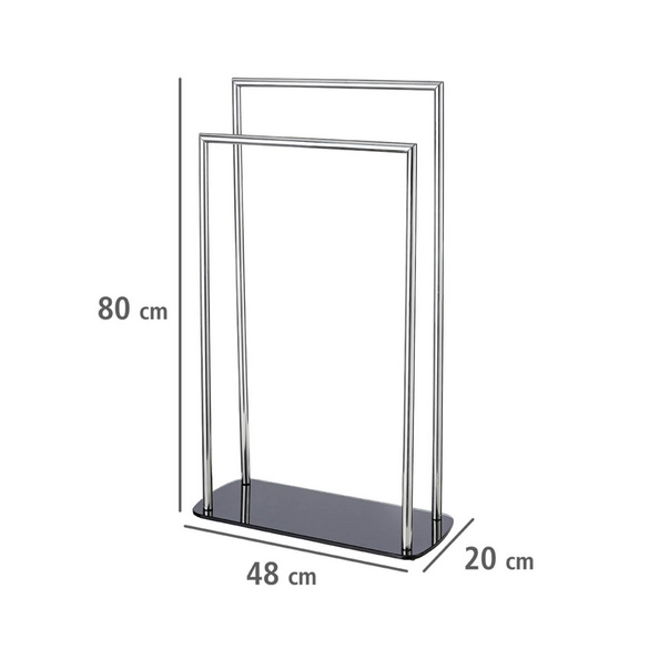 WC-Garnitur & Handtuchständer „Ravina“ 3in1 WC-Set WENKO