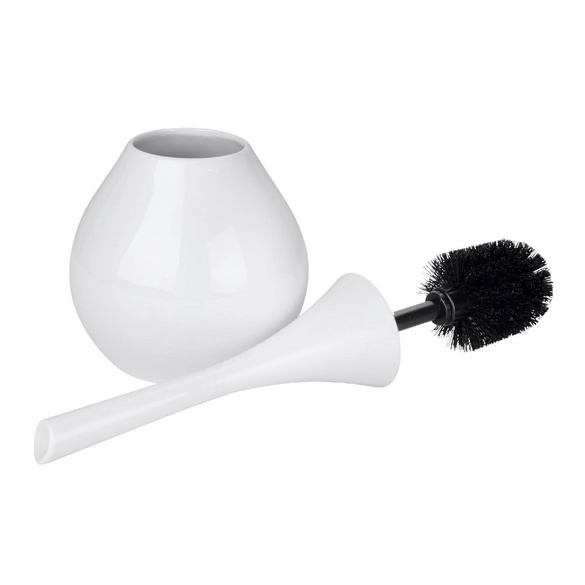 WC-Garnitur „Flakon“ Weiß Keramik WENKO