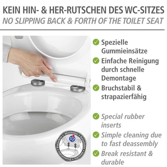 Premium WC-Sitz „Astera“ Duroplast WENKO