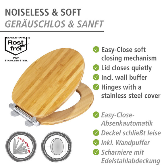WC-Sitz „Bambusa“ aus Bambus WENKO