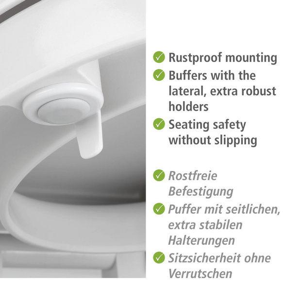 WC-Sitz „Secura Comfort“ mit Sitzflächenerhöhung WENKO
