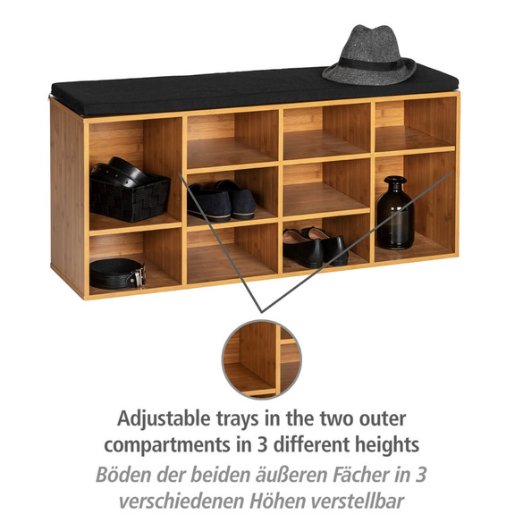 Schuhbank „Loft“ mit Sitzpolster WENKO