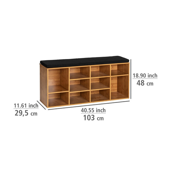 Schuhbank „Loft“ mit Sitzpolster WENKO