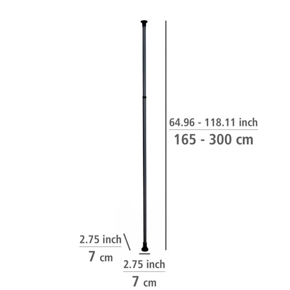 Hauptstange Herkules Schwarz WENKO