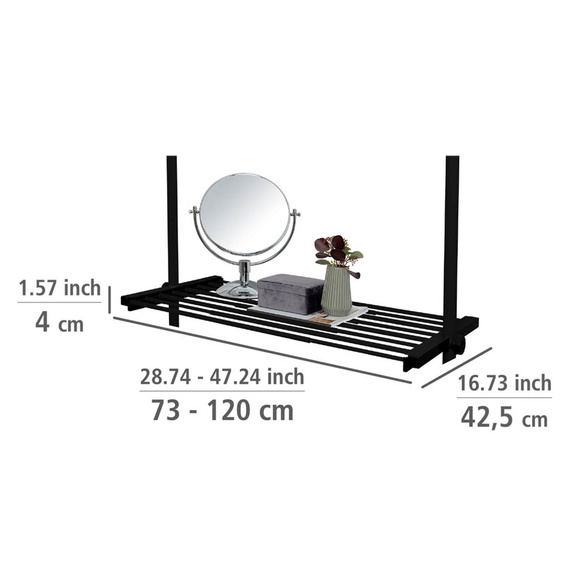 Regalboden Herkules Schwarz WENKO