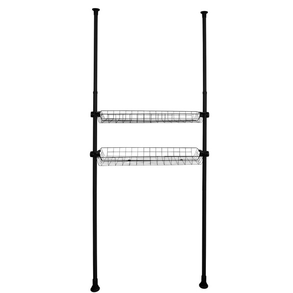 Korb Herkules 2er Set Schwarz WENKO