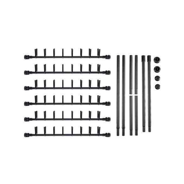 Teleskop-Schuhregal Herkules Shoes Schwarz WENKO