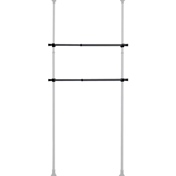 Kleiderstange Herkules 2er Set Schwarz WENKO