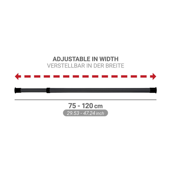 Kleiderstange Herkules 2er Set Schwarz WENKO