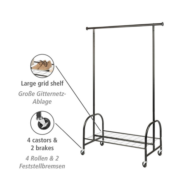 Kleiderständer Profi Schwarz WENKO
