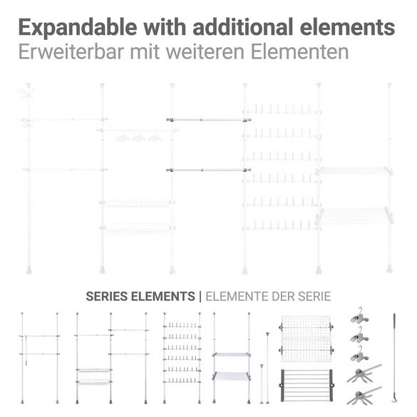 Kleiderstange Herkules 2er Set WENKO